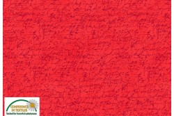 Tissu Patch Stof Quilters Coordinates " Ecritures fond rouge orangé"