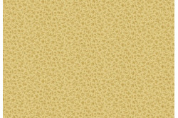 Tissu patch à petits motifs "petites feuilles sur fond beige doré"