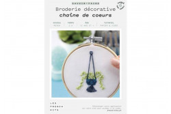 Kit de broderie décorative French Kits " Chaîne de coeurs"