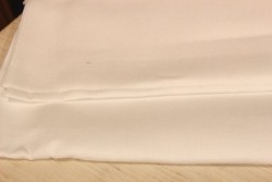 Toile de lin BRISTOL de Zweigart, 18 fils/cm, coloris 100  blanc