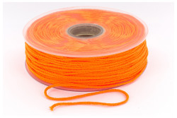 Cordon élastique rond super doux 2,5mm orange