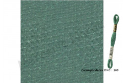 Toile de lin NEWCASTLE de Zweigart, coloris 6135 jade irisé