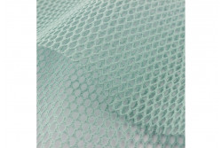 Tissu filet coton bio couleur turquoise