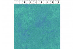Tissu patch Good Vibes "Turquoise"