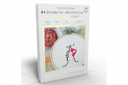 Kit de broderie décorative French Kits " premier baiser"