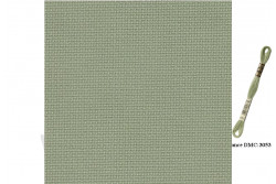 Toile Aïda de Zweigart 8 pts/cm, coloris 6016 vert amande