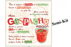 Semi-Kit de Broderie  "Le Gaspacho"