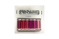 Pack 6 nuances de Soie 1003 Au Ver A Soie Nuances Fuschia