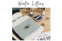 Winter Letters Modèle offert