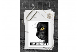 Diagramme point de croix "Le chat noir"